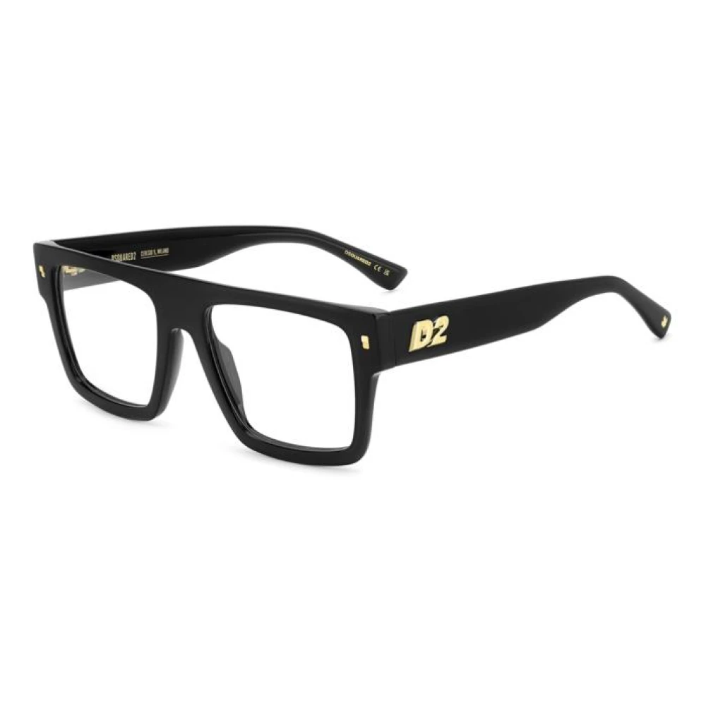 Dsquared2 Unisex Black Glasses, 54 Mm, Fashion Eyeglasses Frame