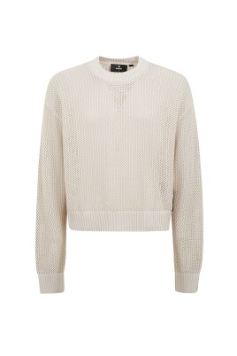 open-knit-round-neck-sweater