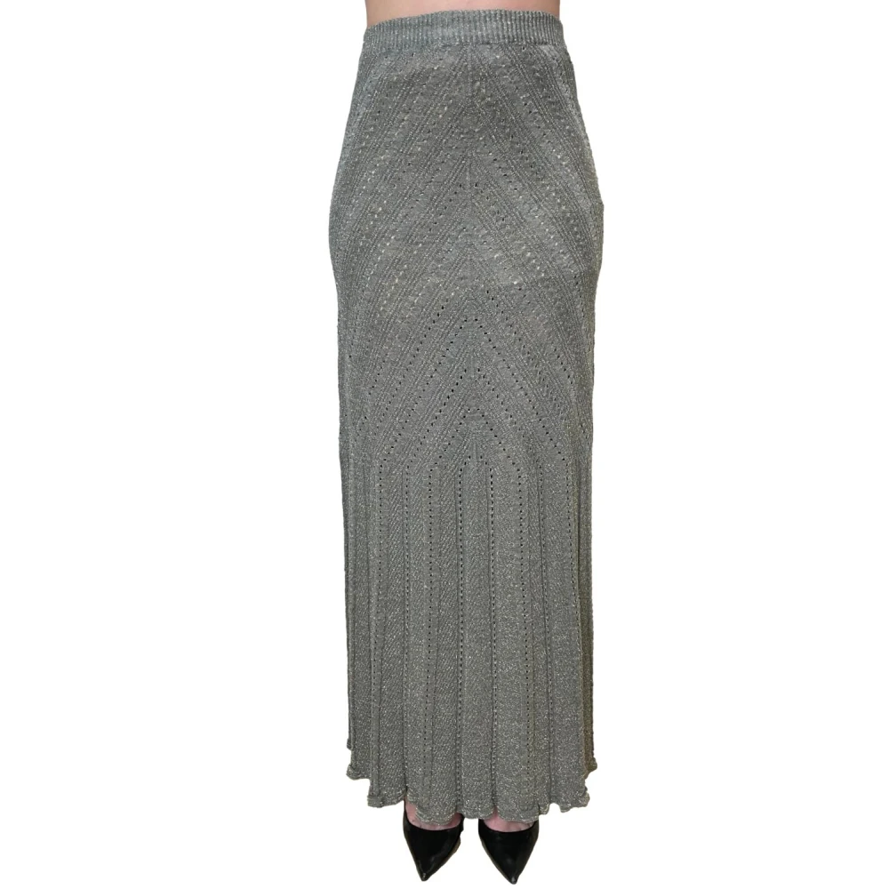 Twinset Women's Green Maxi Skirts, Xs, Twin-Set Skirts