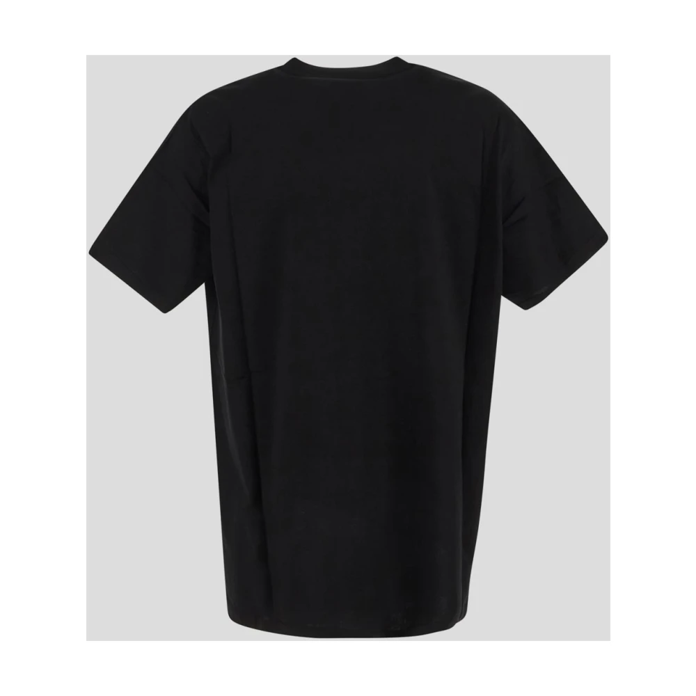 Burberry Katoenen Logo T-Shirt Black Heren