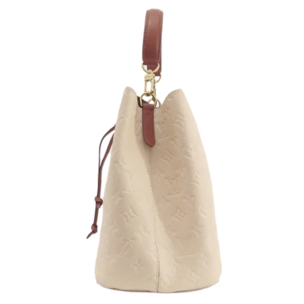 Louis Vuitton Vintage Pre-owned Fabric louis-vuitton-bags Beige Dames