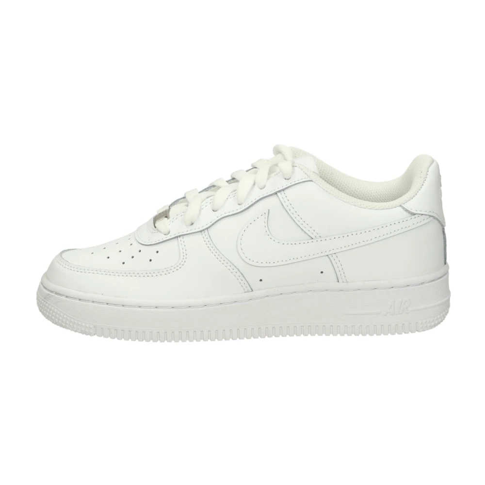 Nike Air Force - Weiß Kinder Sneaker Leder in Größe 40 - Bild 4