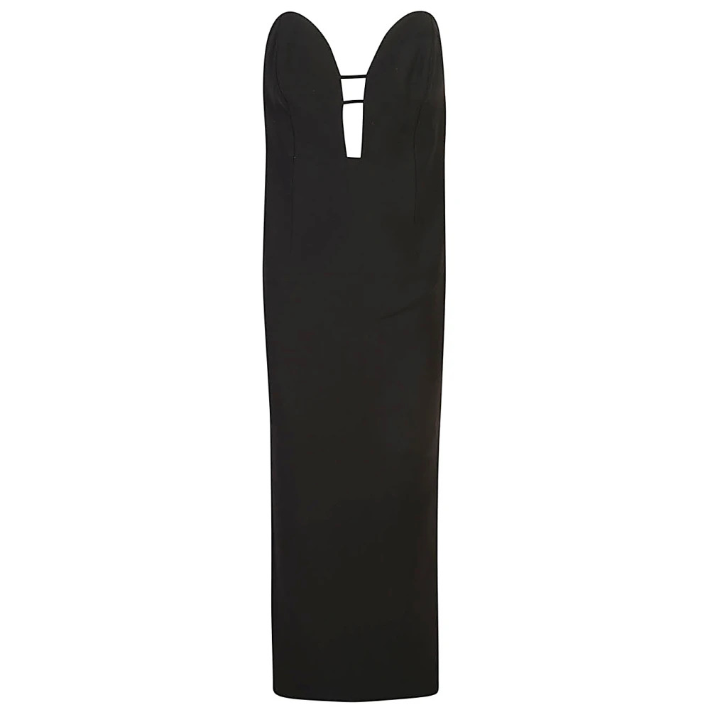 The New Arrivals Ilkyaz Ozel Zwarte Jurken Lia Collectie Black Dames