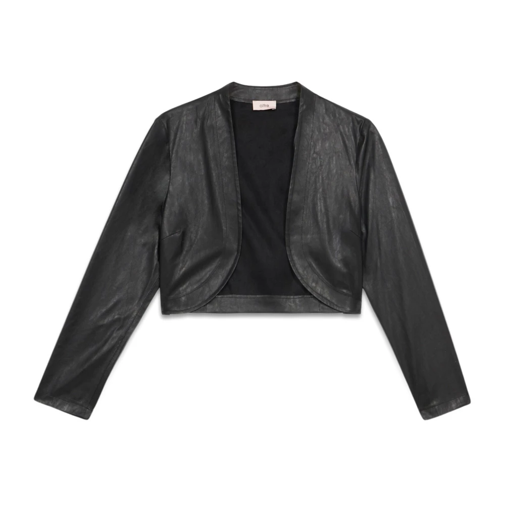 Oltre Korte Bolero Jas Black Dames