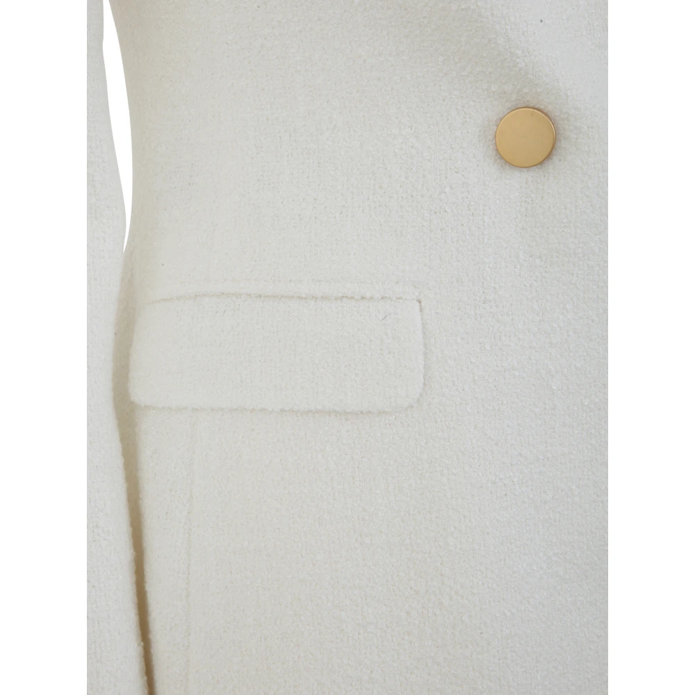 Tagliatore Upgrade je garderobe met een dubbelrijige blazer White Dames