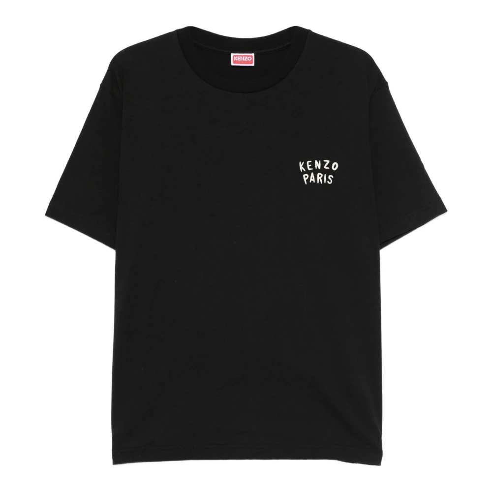 Kenzo Men's Black T-Shirts, M, Boke Heart Oversized T-Shirt