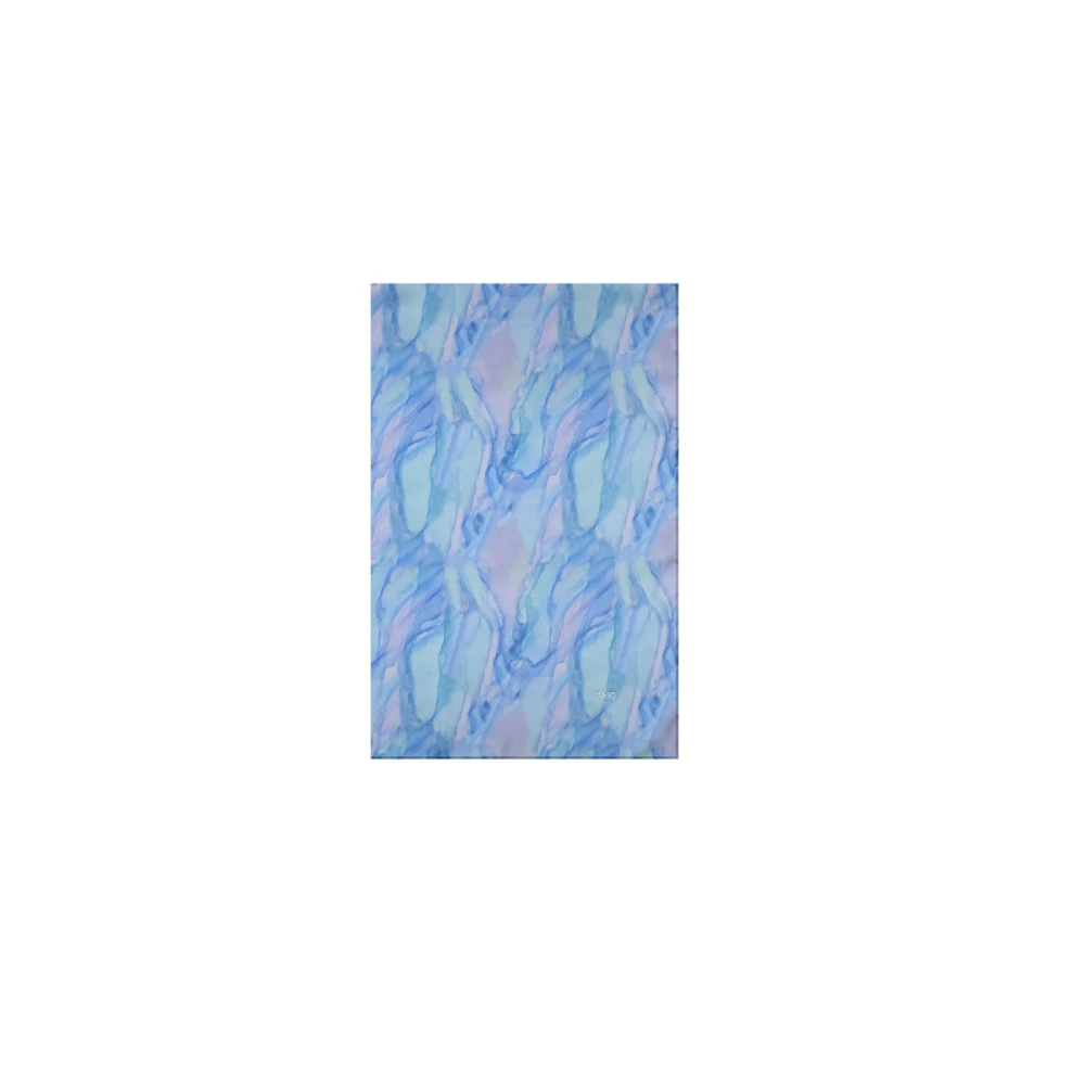 Liu Jo Women's Blue Scarves, One Size, Watercolor Pattern Shawl Scarf