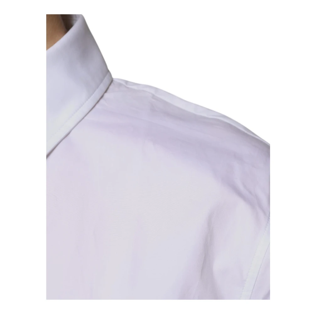 Dolce & Gabbana Witte Polo Shirt met Logo Details White Dames