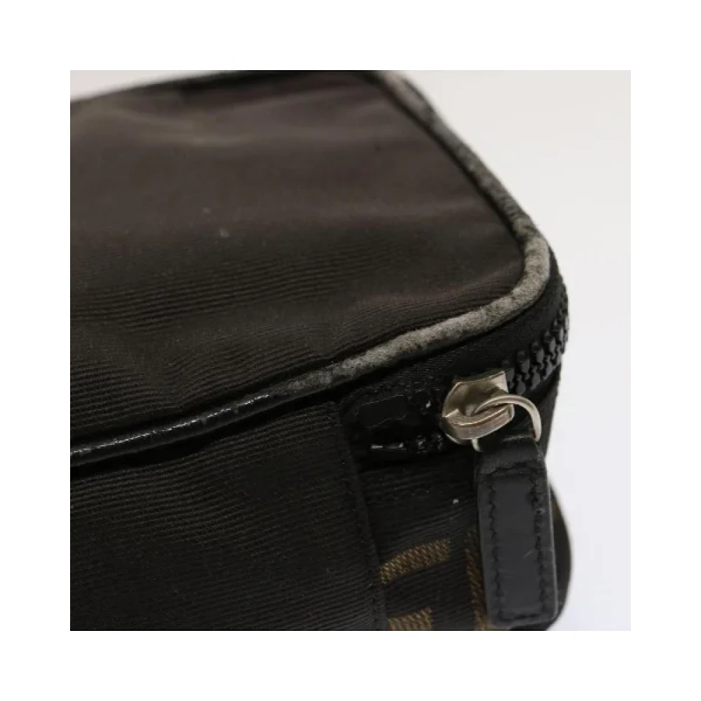 Fendi Vintage Pre-owned Cotton fendi-bags Black Dames