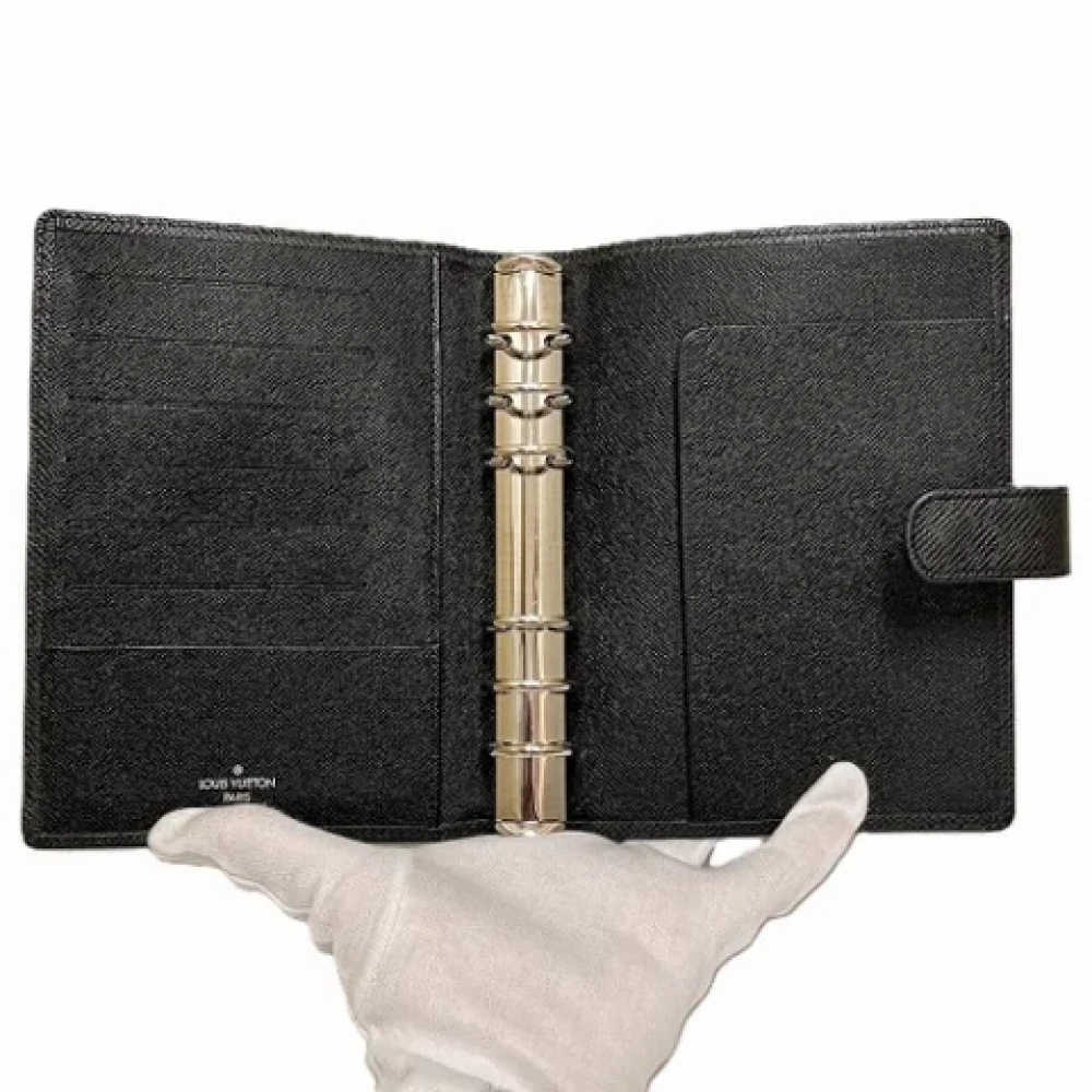 Louis Vuitton Vintage Pre-owned Leather home-office Black Heren