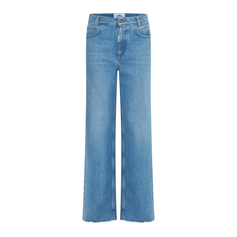 Ball Stonewash Straight-Leg Jeans Blue Dames