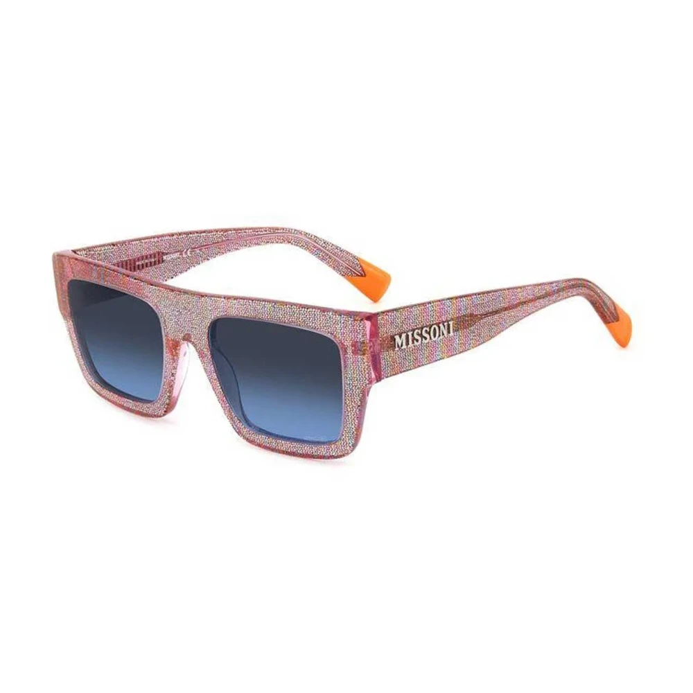 Missoni Unisex Multicolor Sunglasses, 53 Mm, Fashion Sunglasses With Fabric Inserts
