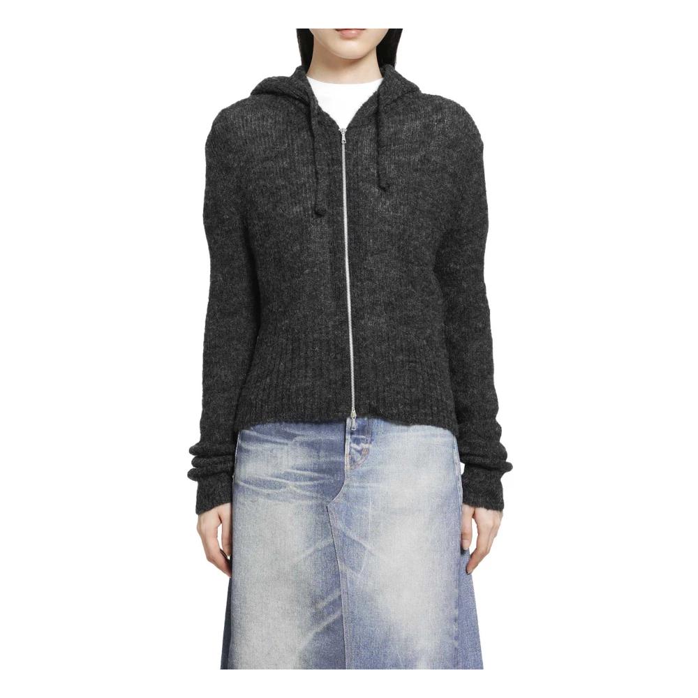 Our Legacy , Cardigans, Female, Gray, 2XS, Compact Hood