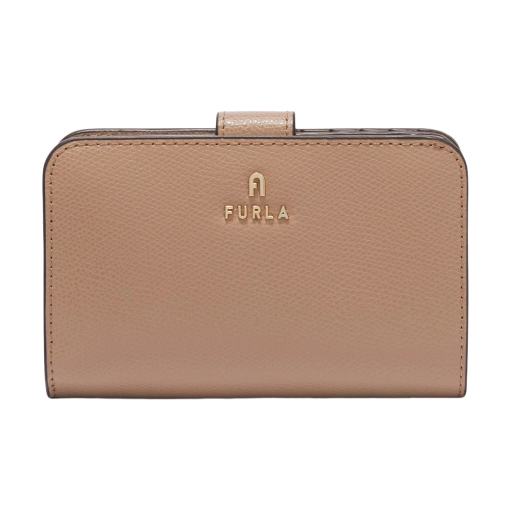 Furla Women's Beige Wallets & Cardholders, One Size, Camelia Compact Wallet