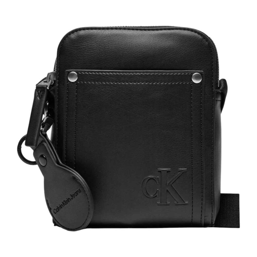 Calvin Klein Jeans Tas met ritssluiting en meerdere zakken Black Heren