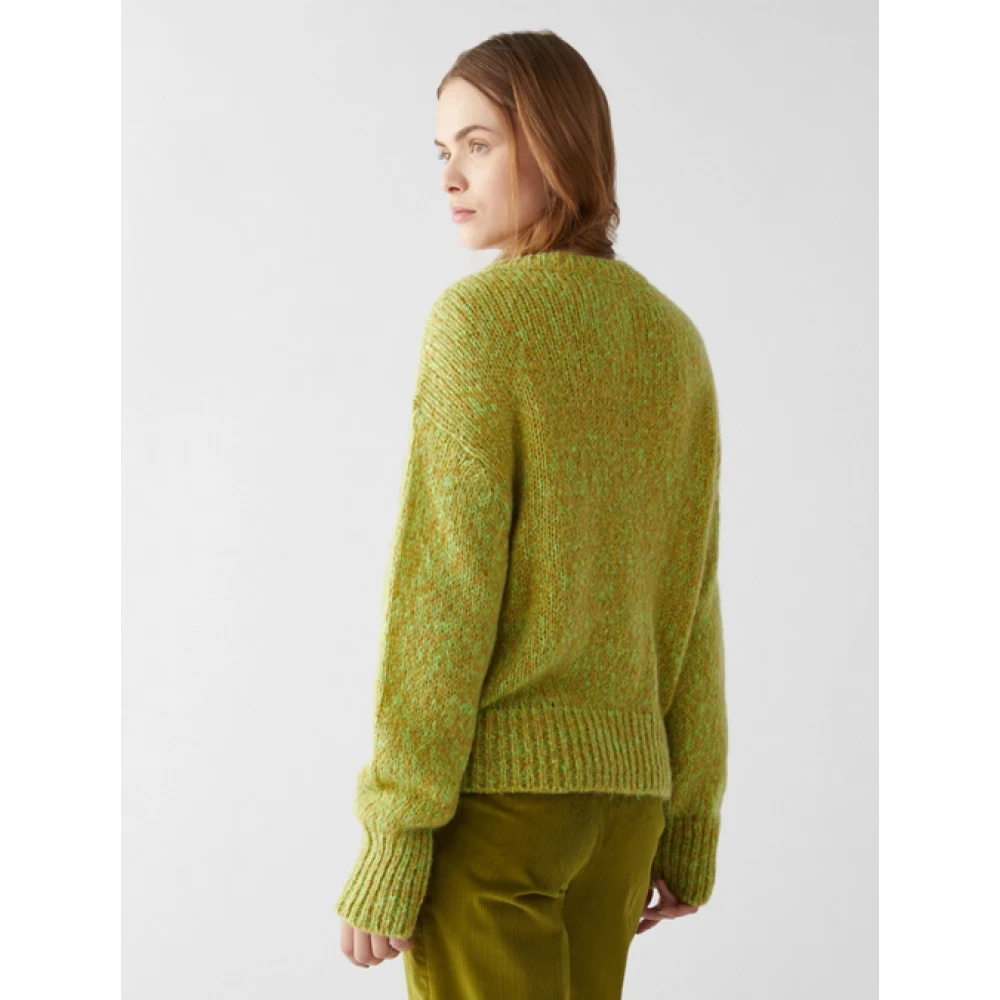 Pennyblack Gebreide Mohair Blend Top Green Dames