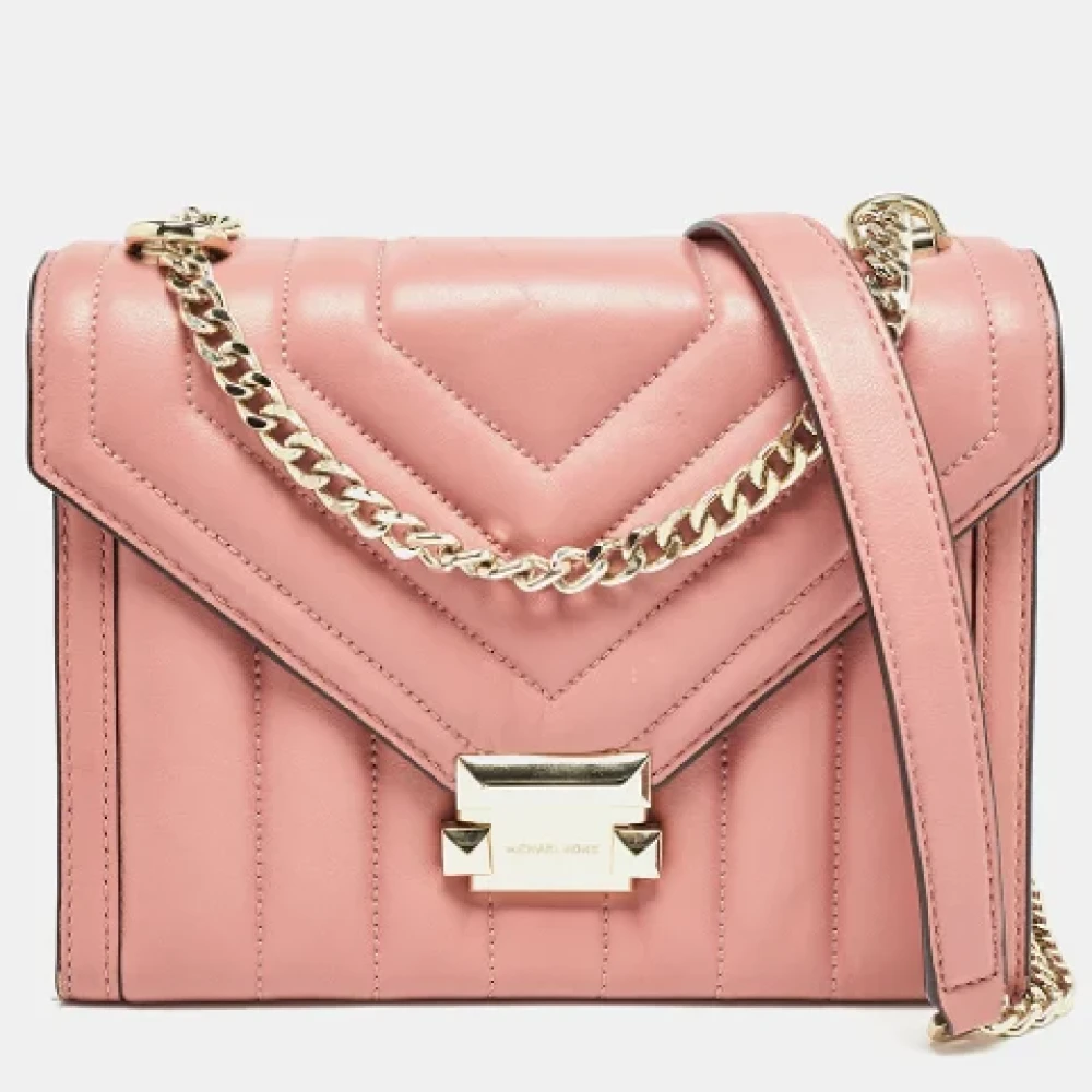 Michael Kors Pre-owned Leather shoulder-bags Pink Dames