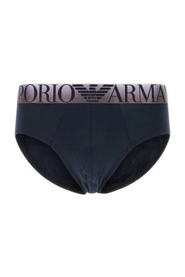 Midnight Blue Stretch Cotton Briefs