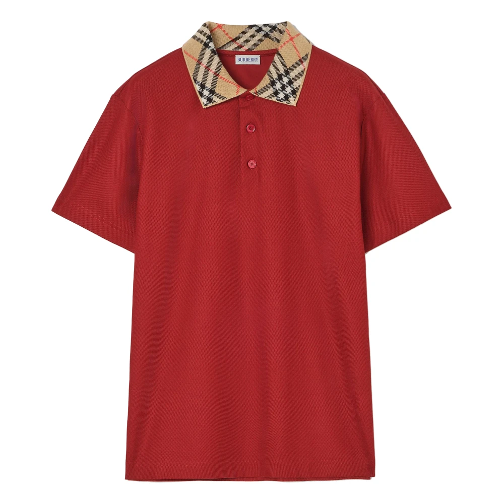 Burberry , Herren, Oberteile, Rot, S
