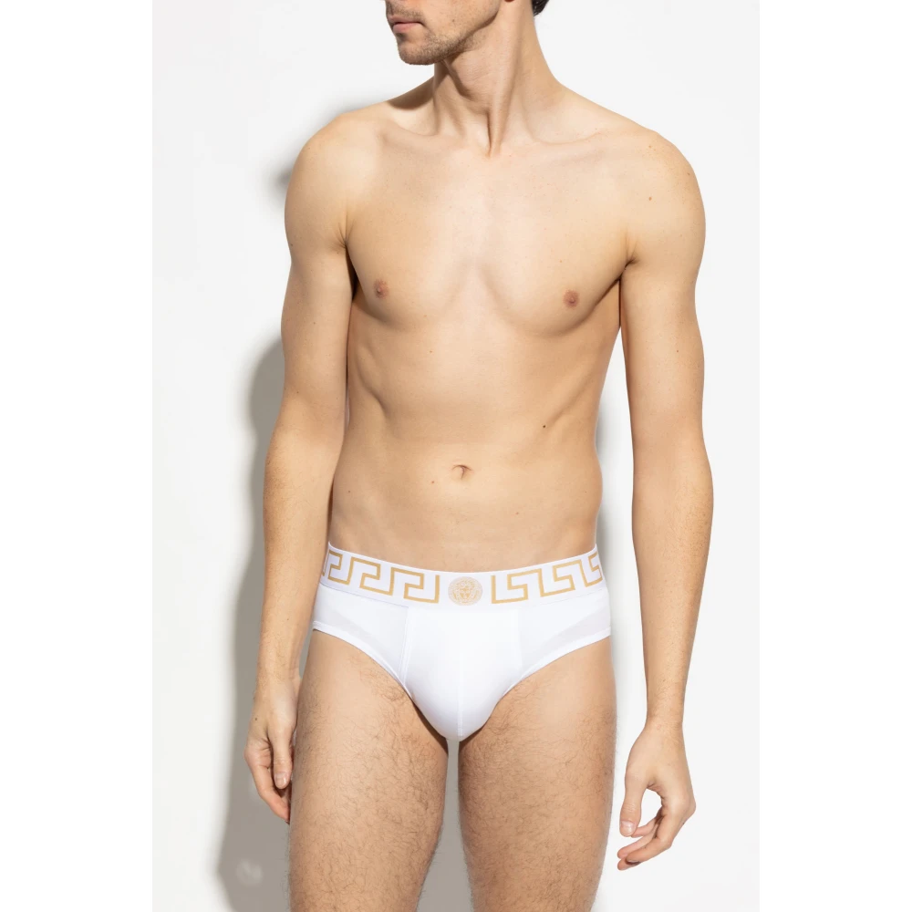 Versace Twee-pack slips White Heren