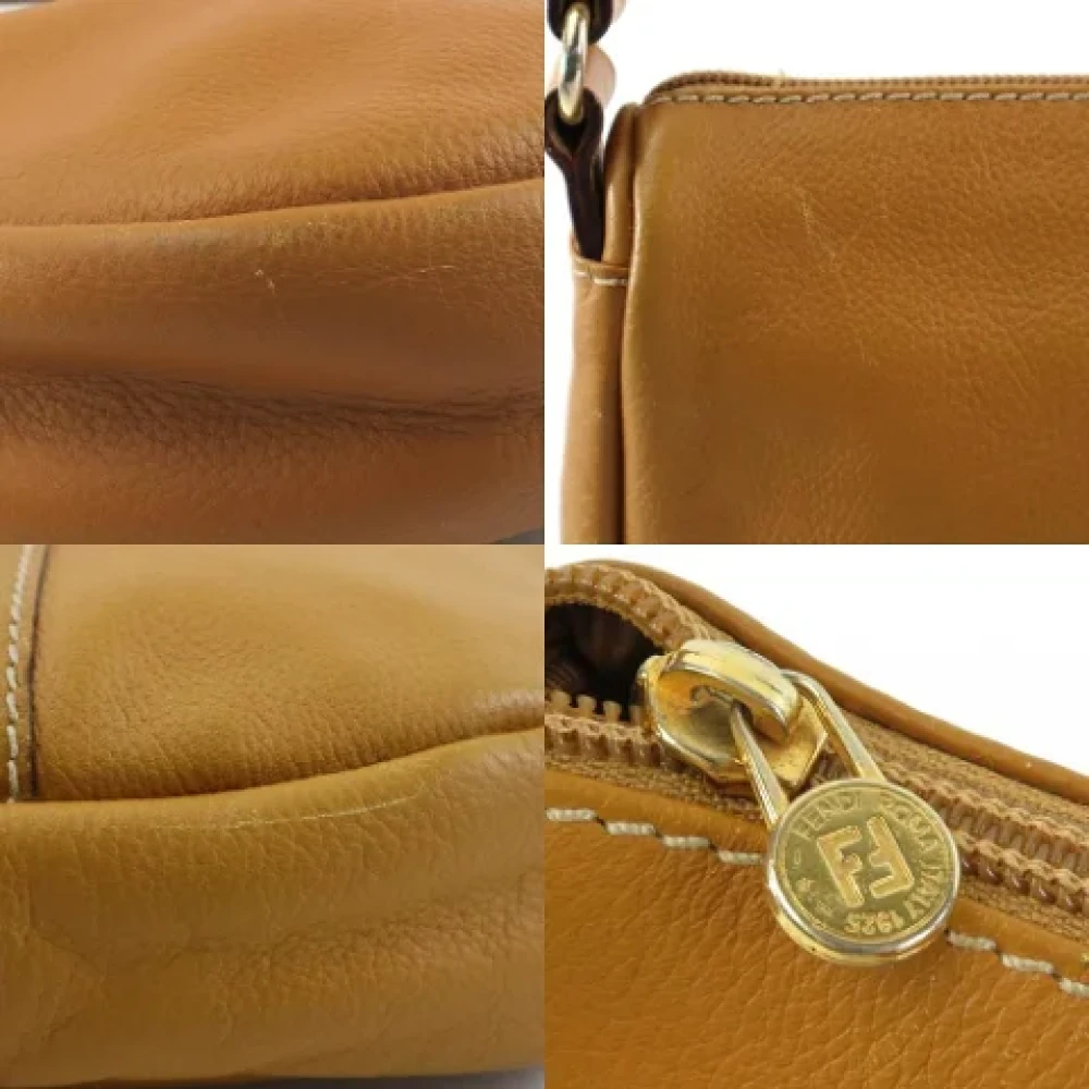 Fendi Vintage Pre-owned Leather fendi-bags Brown Dames