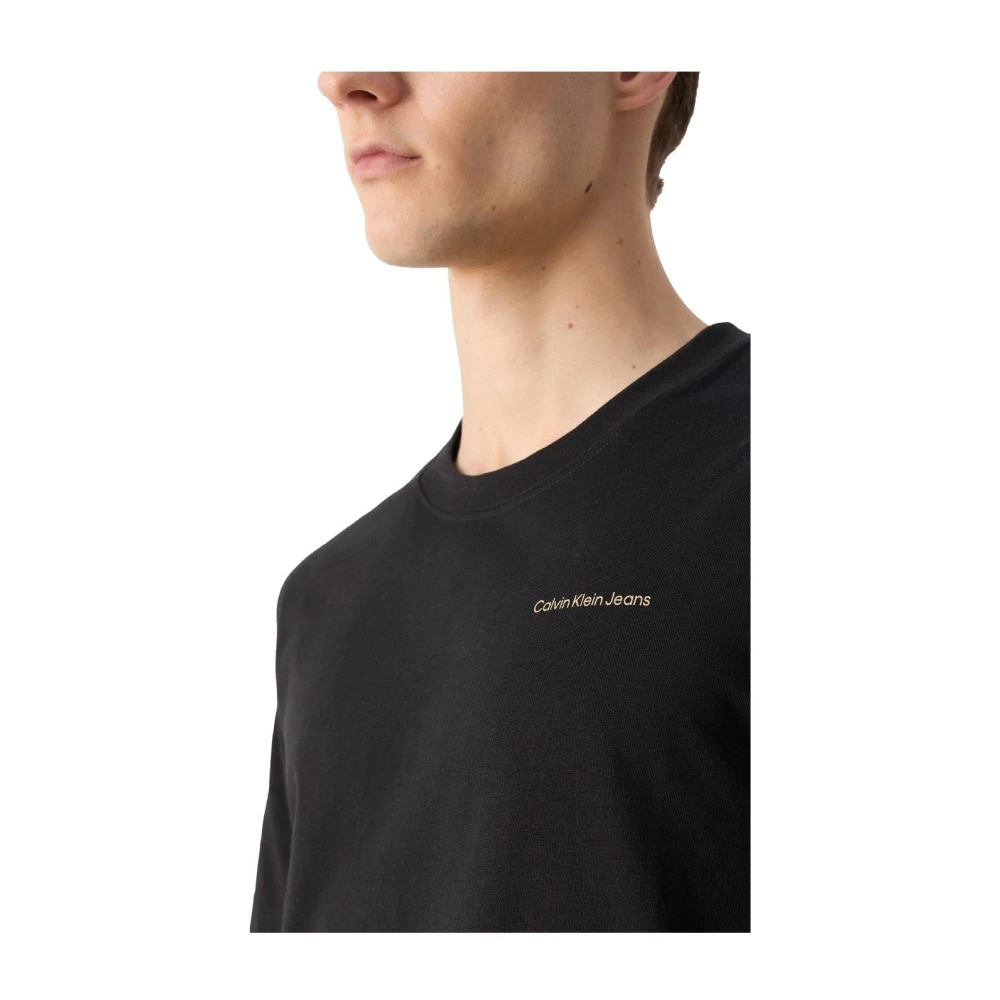 Calvin Klein Klassiek Katoenen T-shirt Black Heren