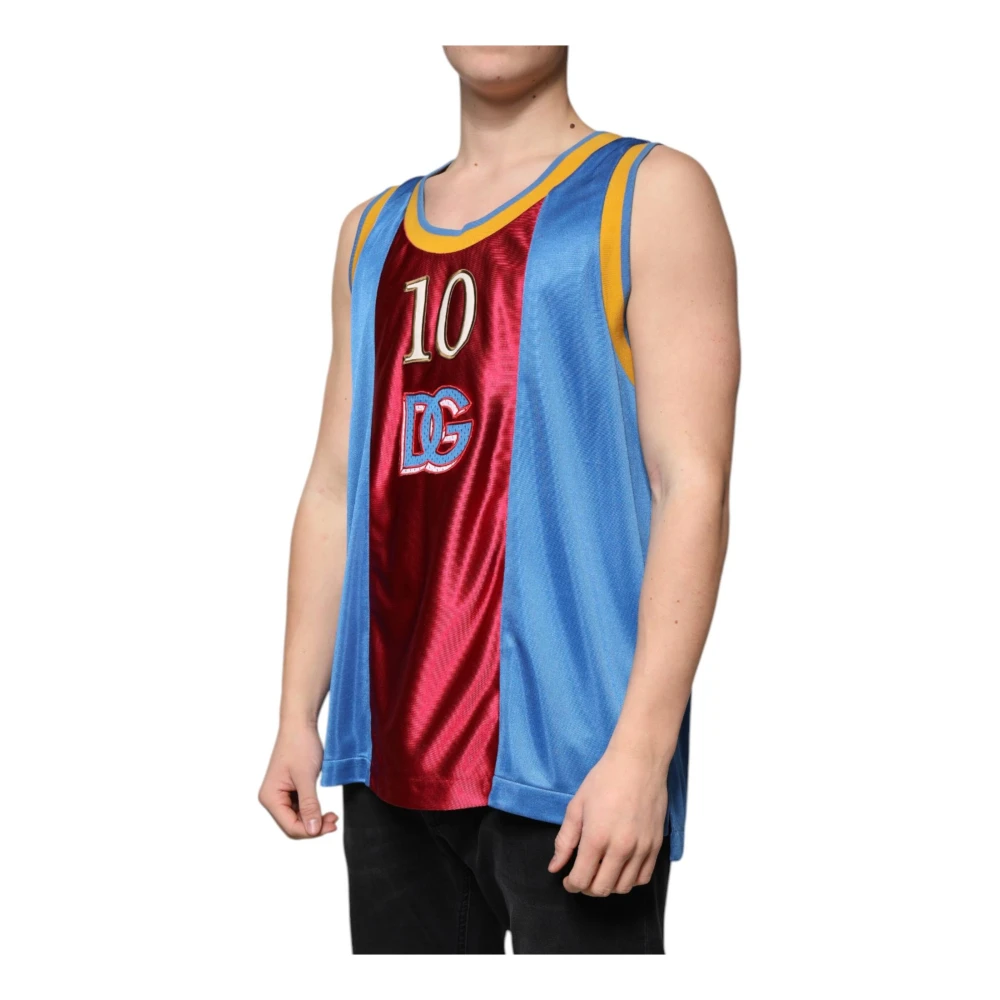 Dolce & Gabbana Multicolor Mouwloze Tanktop Multicolor Heren