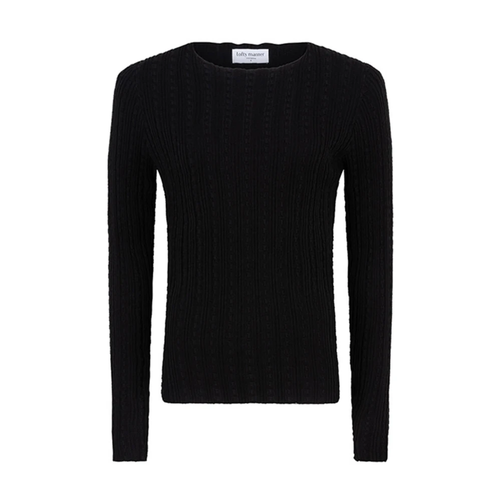 Lofty Manner Louisa Sweater Black Dames