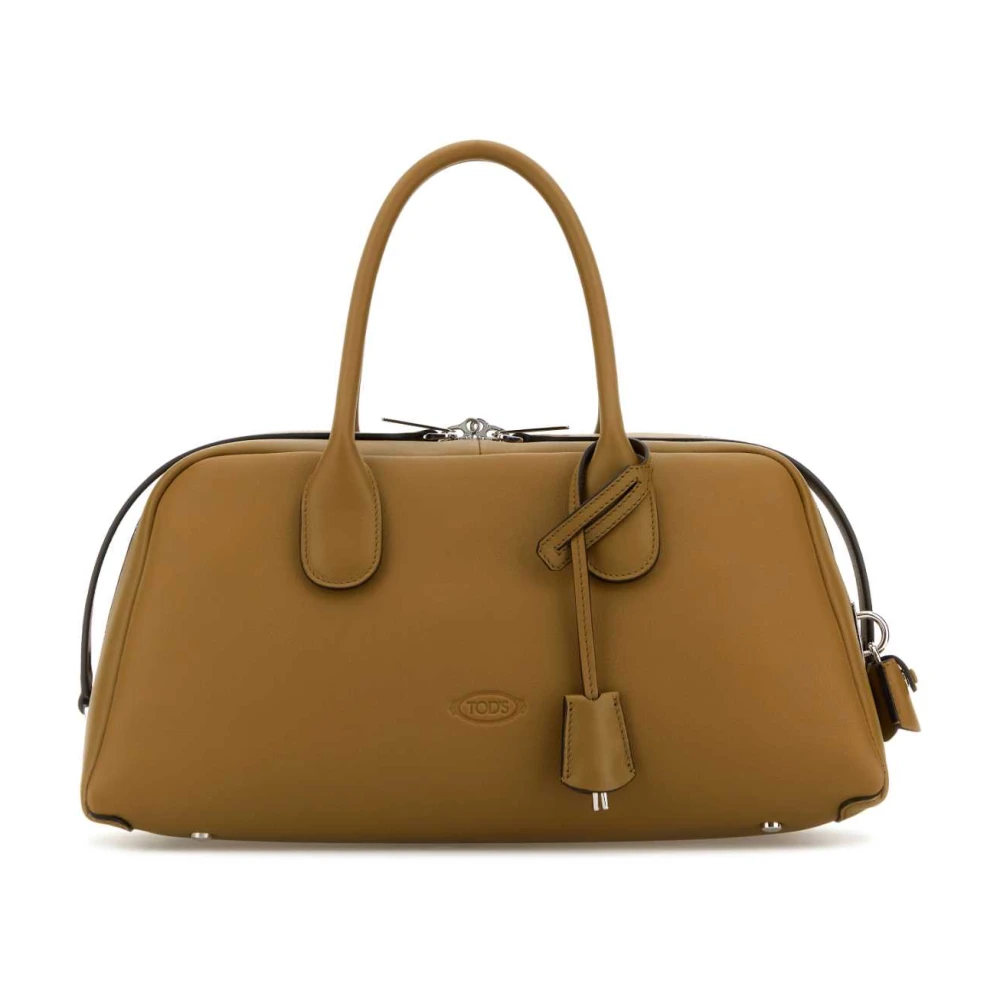 TOD'S Stijlvolle Khaki Leren Handtas Green Dames