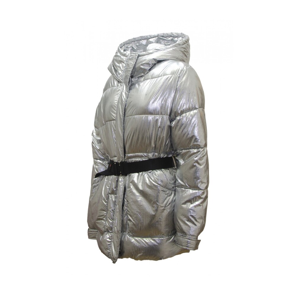 Silver sales long jacket