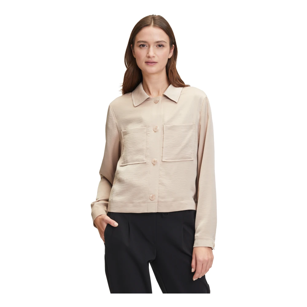 Betty & Co Langarm Casual Jack Beige Dames