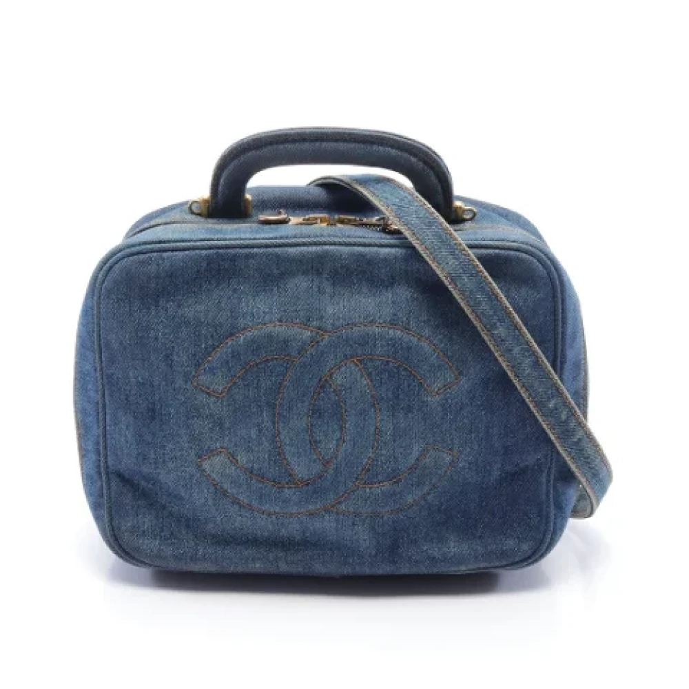 Chanel Vintage Pre-owned Denim chanel-bags Blue Dames