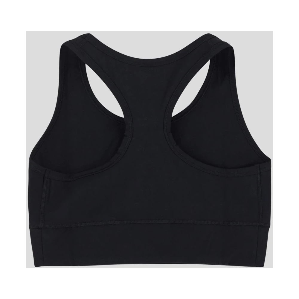 Balenciaga Logo Top in polyamide stof Black Dames