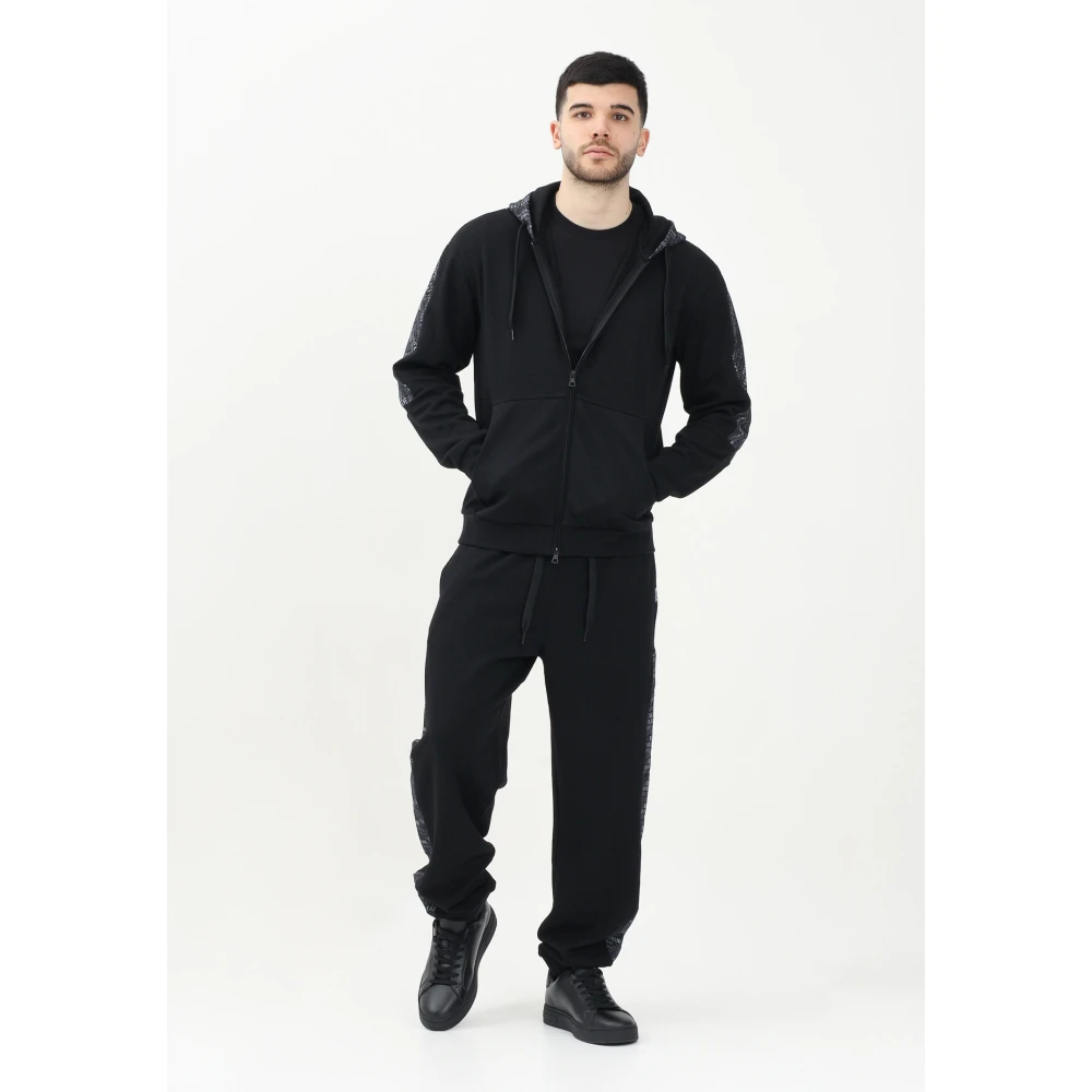 Emporio Armani EA7 Sportieve Zwarte Broek Lente Zomer Black Heren