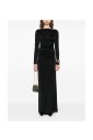 robe-noire-a-col-drape-cowl