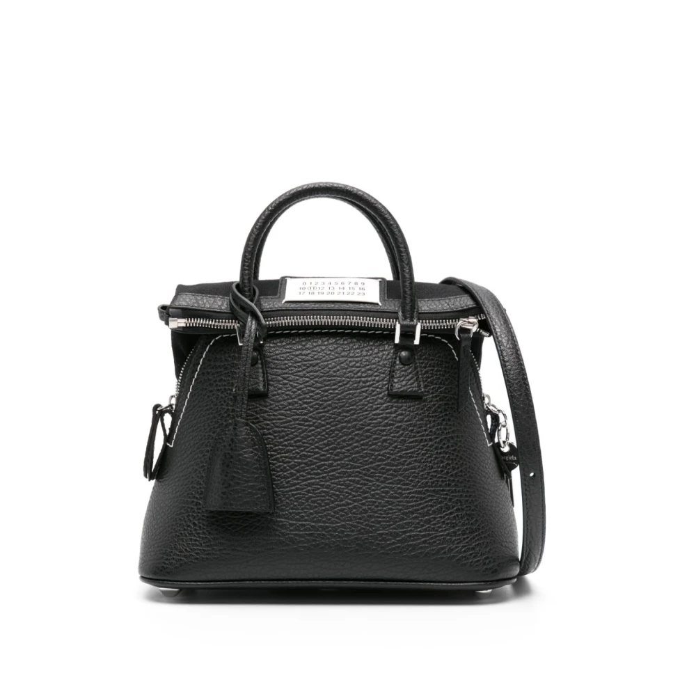 Maison Margiela Klassisk Mini Läderhandväska Black, Dam