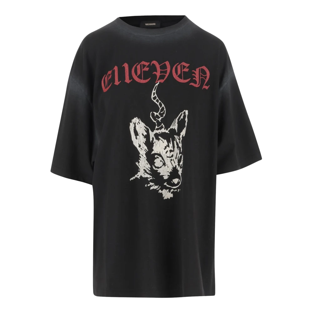 We11Done Zwarte T-shirts en Polos Collectie Black Heren