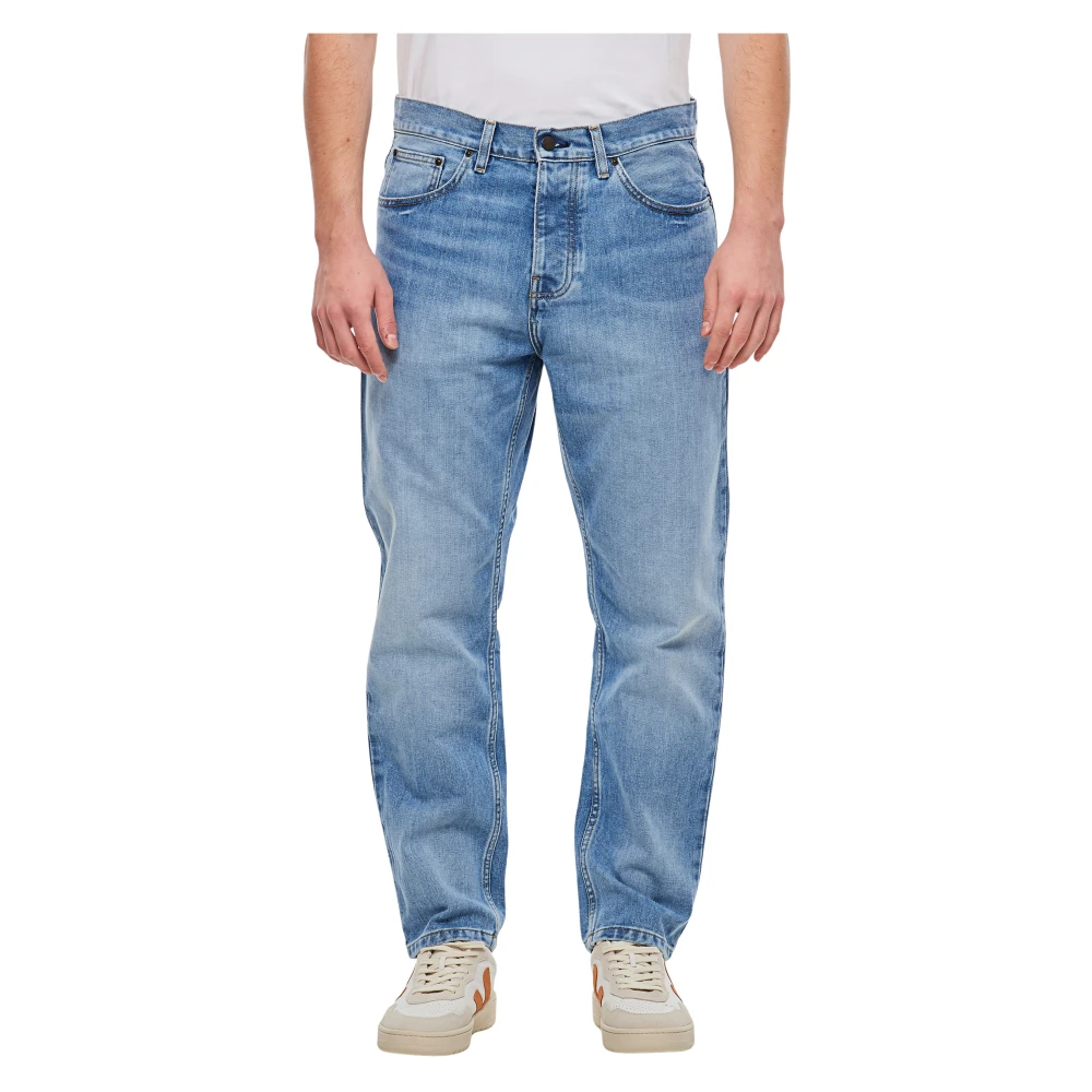 Carhartt Wip Men's Blue Newel Pant - Loose Fit Jeans - W30 - Jeans