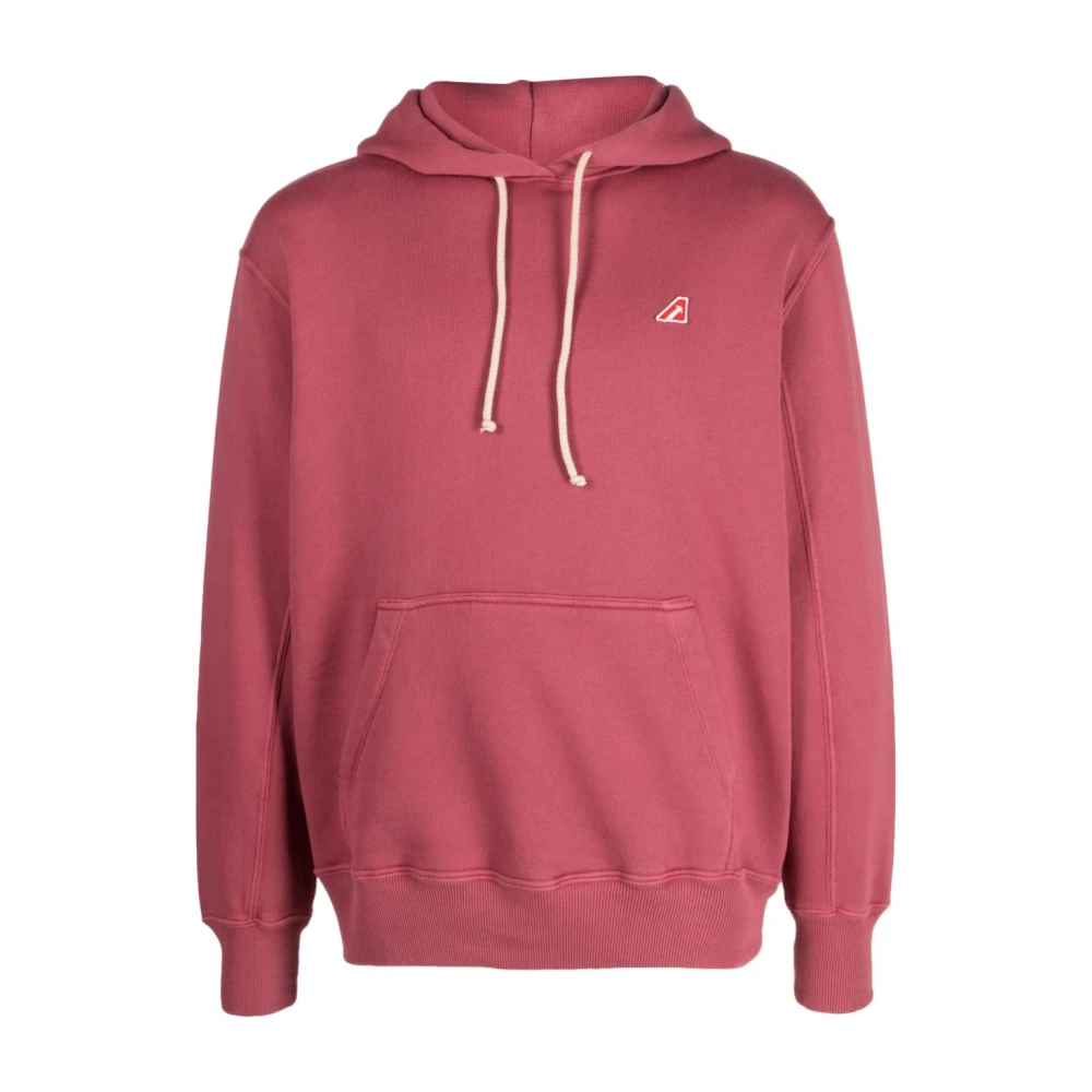 Autry Mini Logo Patch Hoodie Red Heren