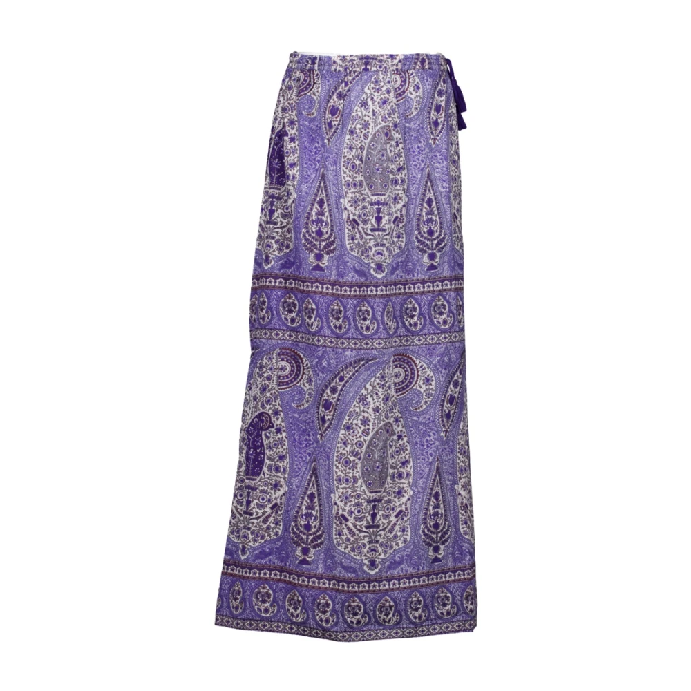Antik batik Paarse Tajar Rok Purple Dames