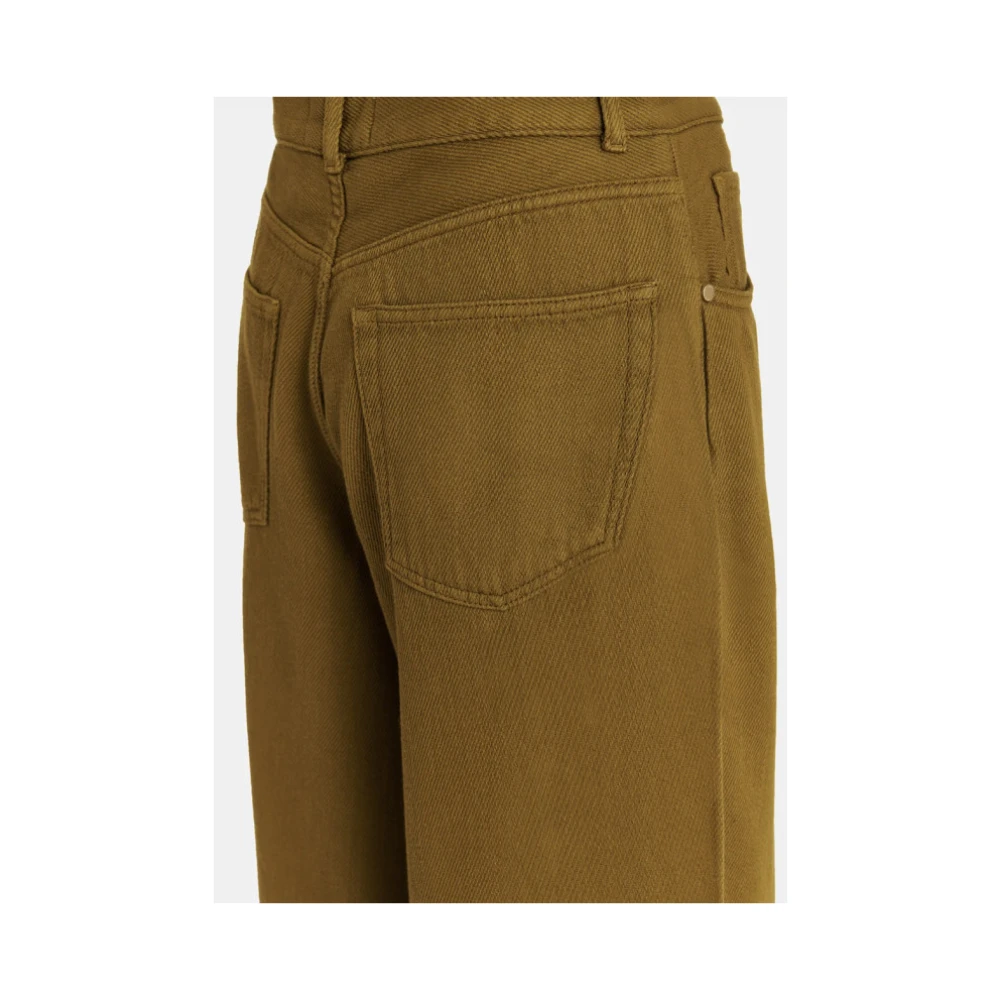 Essentiel Antwerp Wijde Pijp Denim Jeans Brown Dames