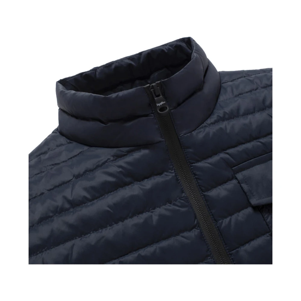 RefrigiWear Nylon Ritsjas met Zakken Blue Heren