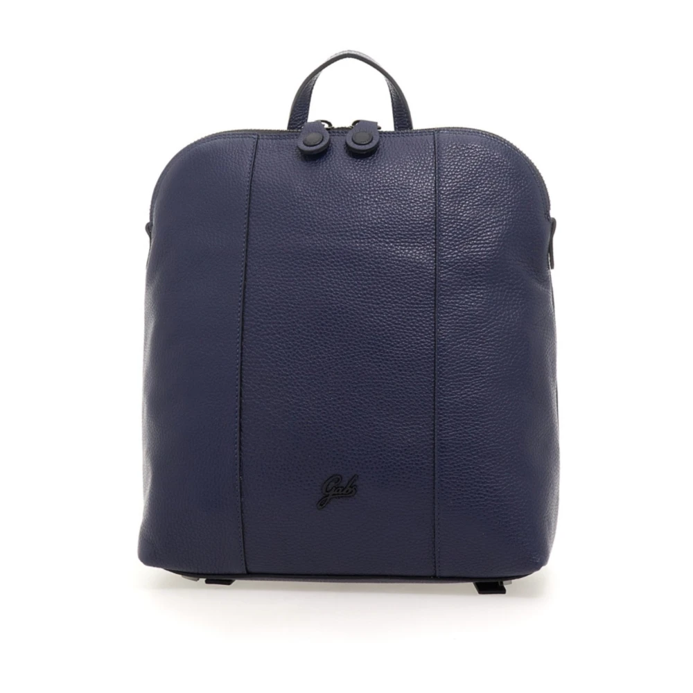Gabs Women's Blue Backpacks, One Size, Black Hammered Leather Backpack
