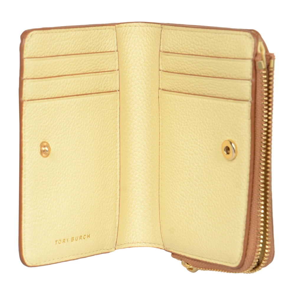 TORY BURCH Bi-Fold Portemonnees voor Vrouwen Brown Dames