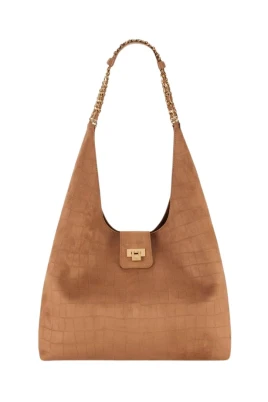 Suede Hobo Bag