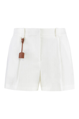 shorts-en-melange-de-lin-avec-breloque-en-cuir