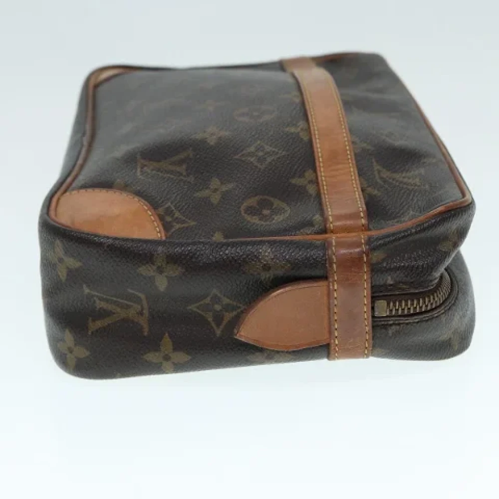 Louis Vuitton Vintage Pre-owned Canvas clutches Brown Dames