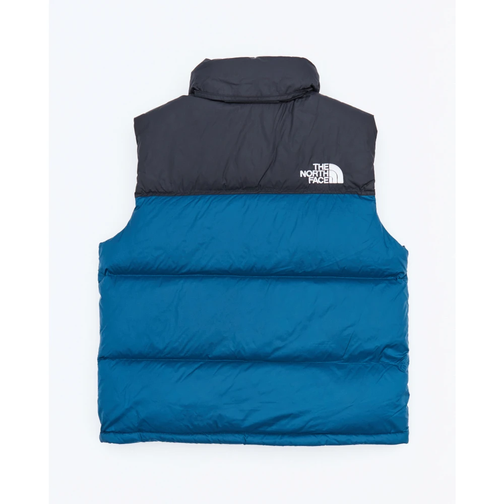 The North Face Blauwe Jacks met Opvouwbare Capuchon Blue Heren
