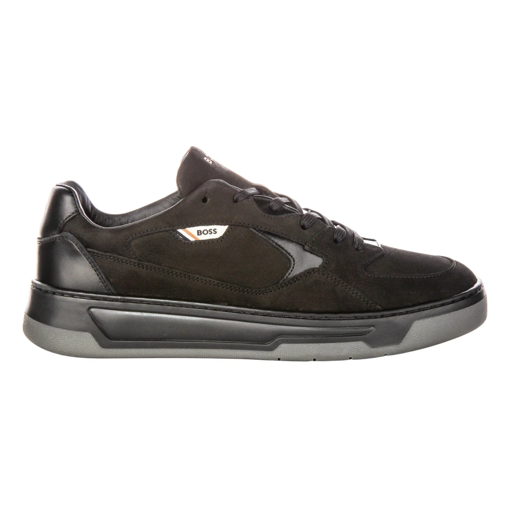 Hugo Men's Black Sneakers, 9 Uk, Baltimore Tennis Trainers For