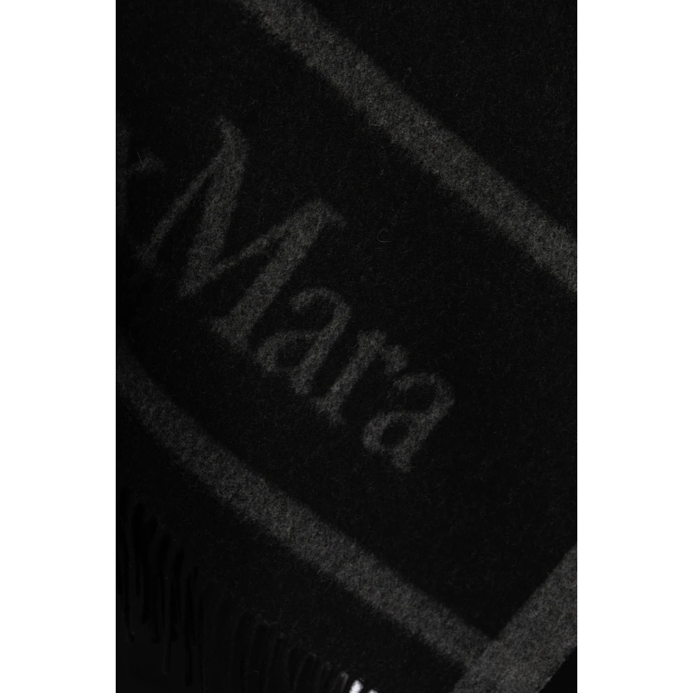 Max Mara Poncho Hilde Black Dames